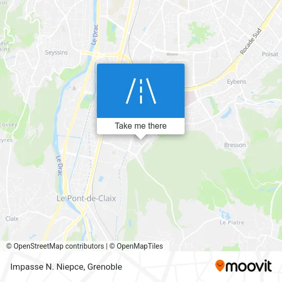 Impasse N. Niepce map
