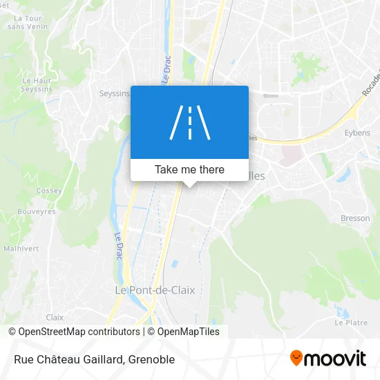 Rue Château Gaillard map