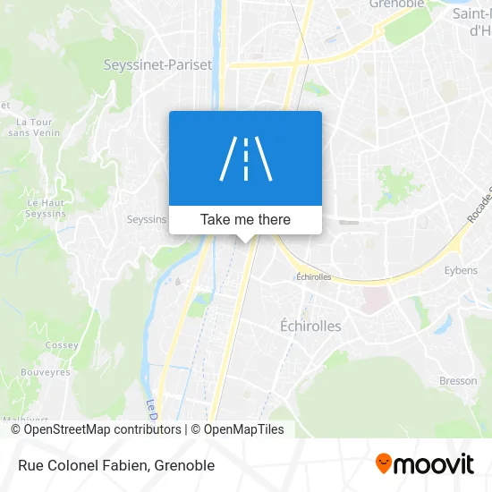 Rue Colonel Fabien map