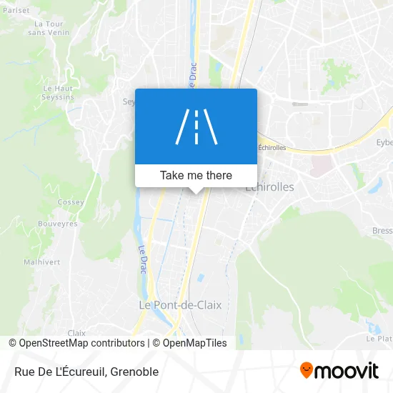 Rue De L'Écureuil map