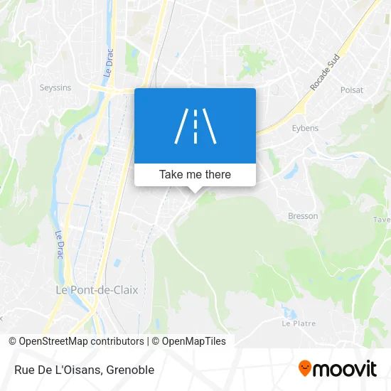 Rue De L'Oisans map