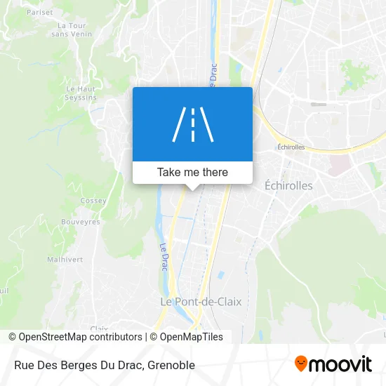 Rue Des Berges Du Drac map