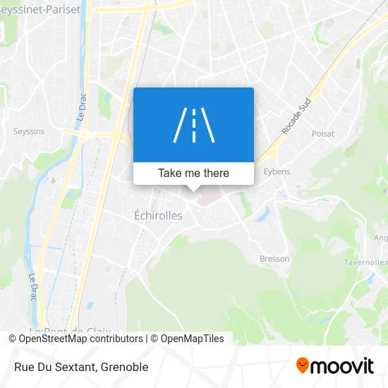 Rue Du Sextant map