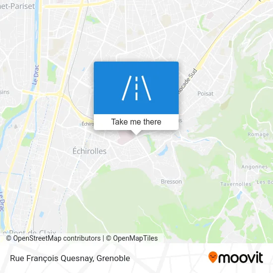 Rue François Quesnay map