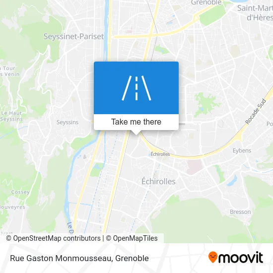 Rue Gaston Monmousseau map