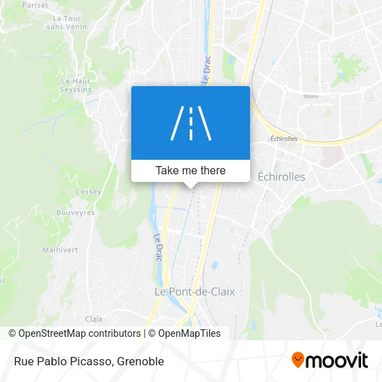 Rue Pablo Picasso map