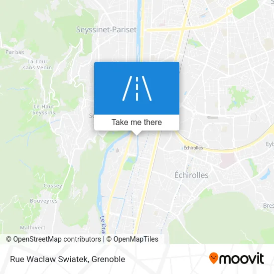 Rue Waclaw Swiatek map