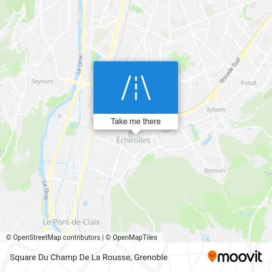 Square Du Champ De La Rousse map