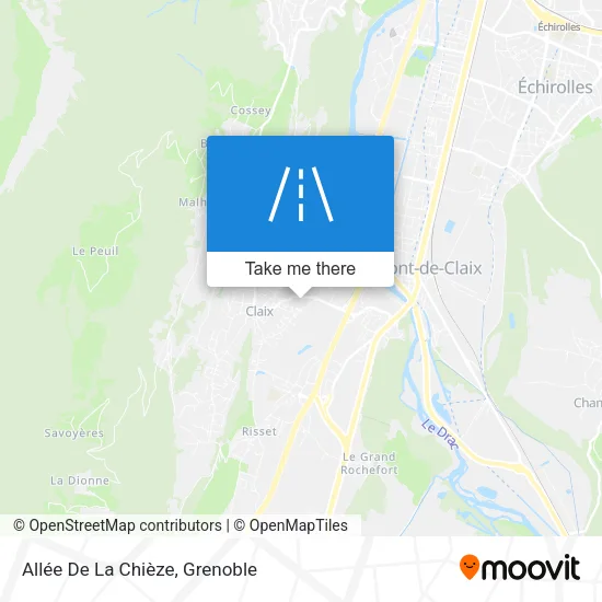 Allée De La Chièze map
