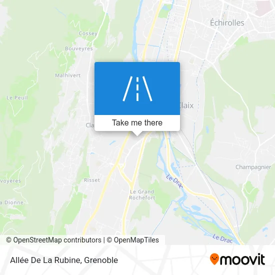 Allée De La Rubine map