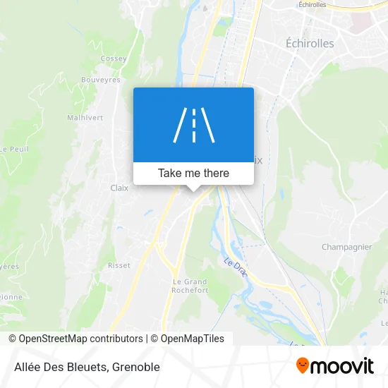 Allée Des Bleuets map