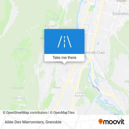 Allée Des Marronniers map