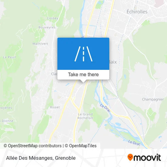 Allée Des Mésanges map