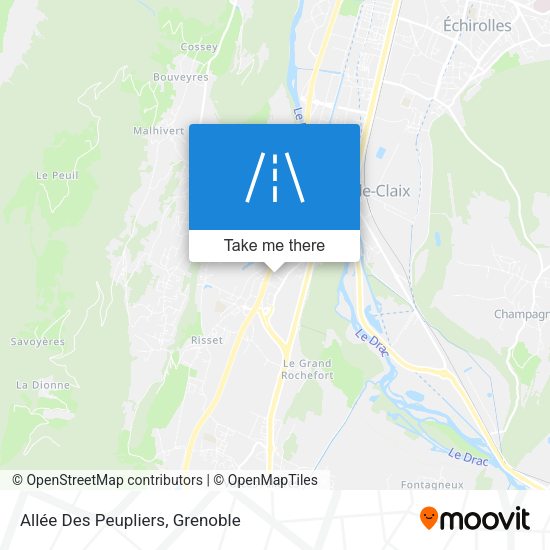 Allée Des Peupliers map