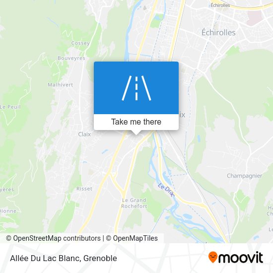 Allée Du Lac Blanc map