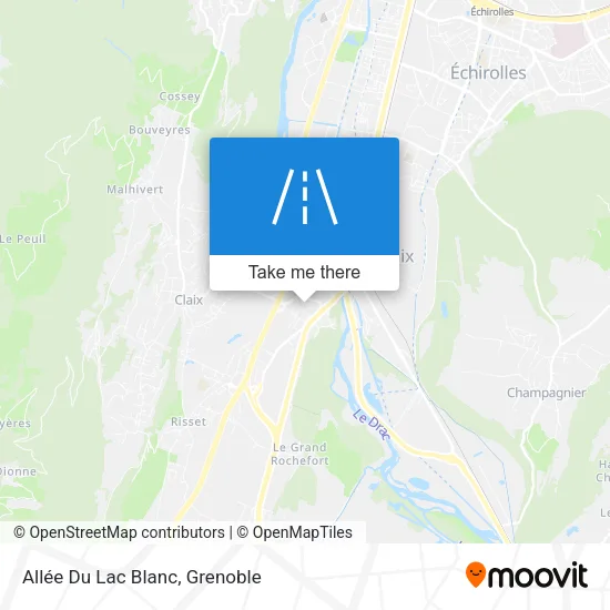 Allée Du Lac Blanc map