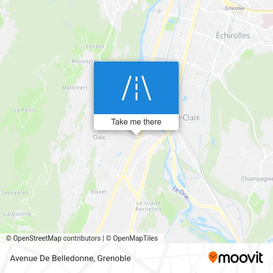 Avenue De Belledonne map