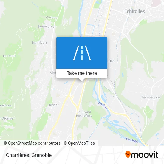 Charrières map