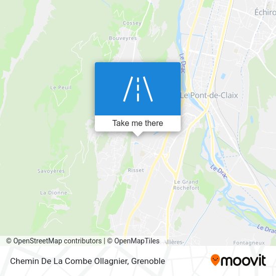 Chemin De La Combe Ollagnier map