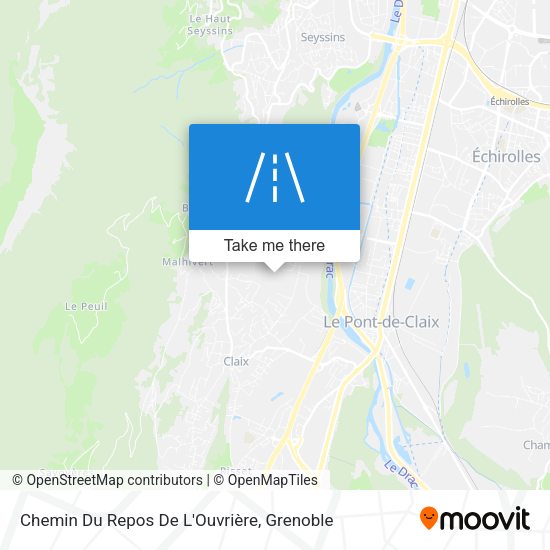 Chemin Du Repos De L'Ouvrière map