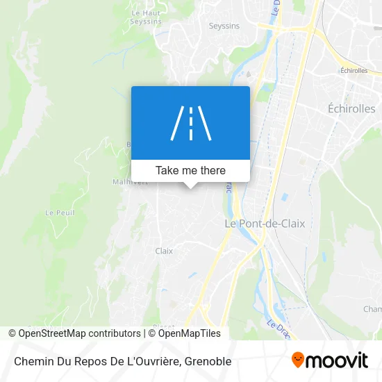 Chemin Du Repos De L'Ouvrière map
