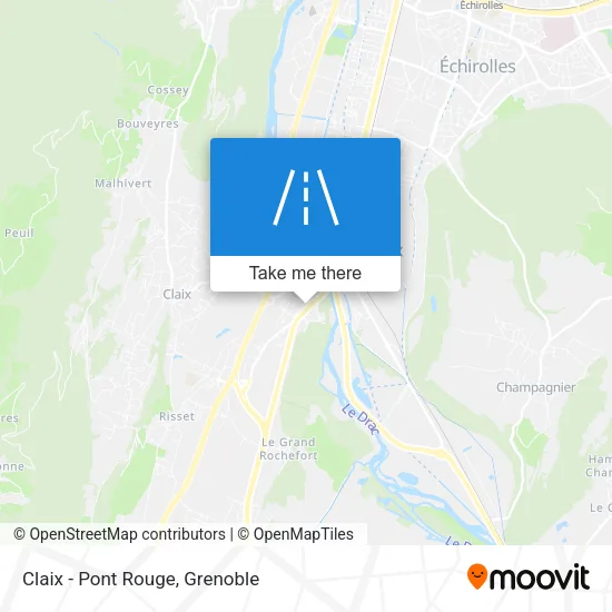 Claix - Pont Rouge map