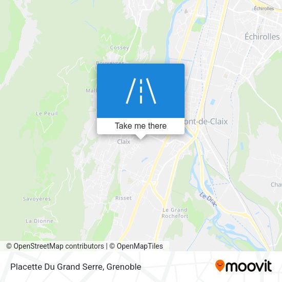 Placette Du Grand Serre map