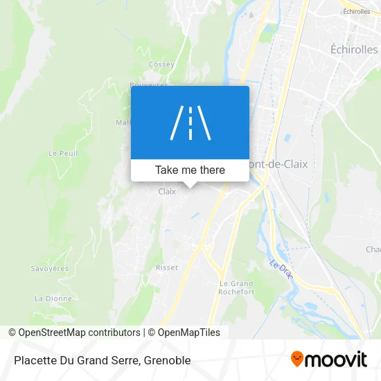 Placette Du Grand Serre map