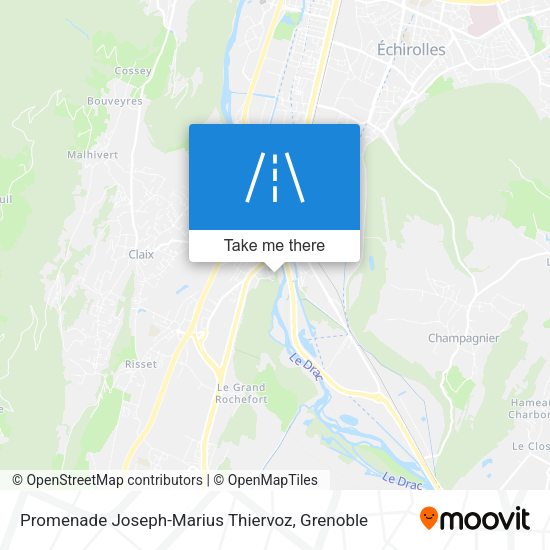 Promenade Joseph-Marius Thiervoz map