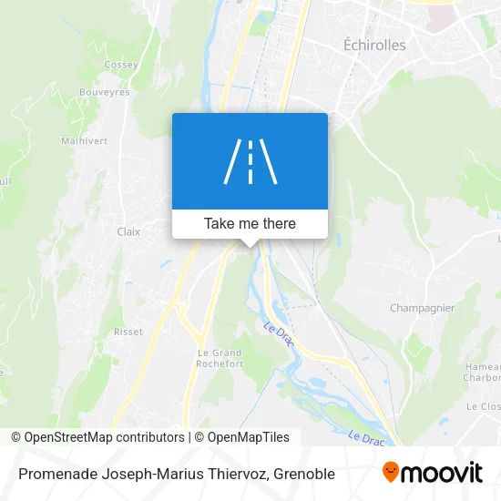 Promenade Joseph-Marius Thiervoz map