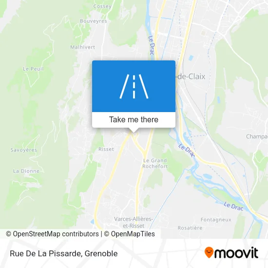 Rue De La Pissarde map