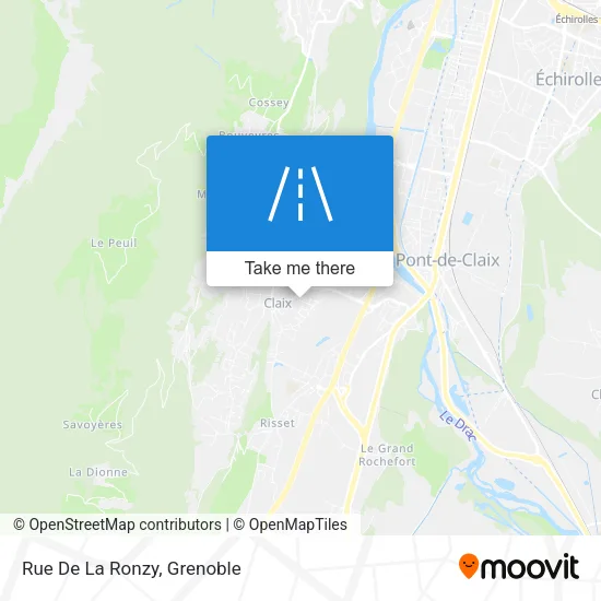 Rue De La Ronzy map