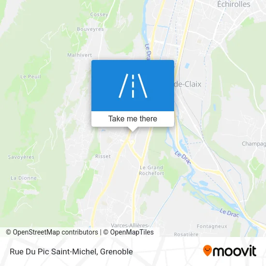 Rue Du Pic Saint-Michel map