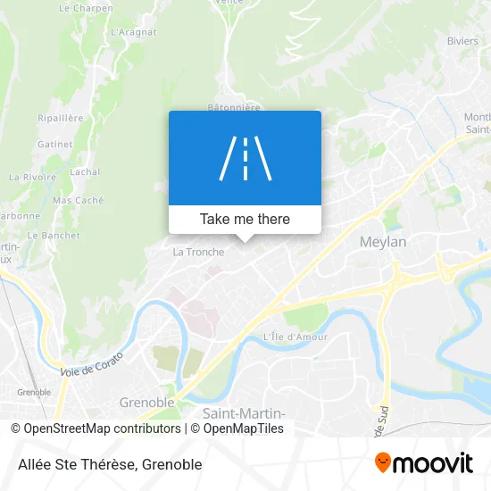 Allée Ste Thérèse map