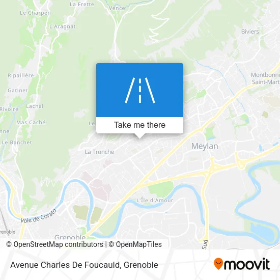Avenue Charles De Foucauld map