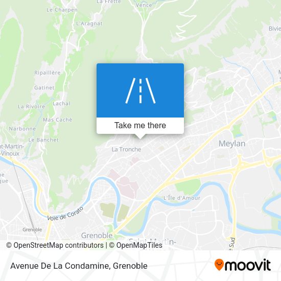 Avenue De La Condamine map