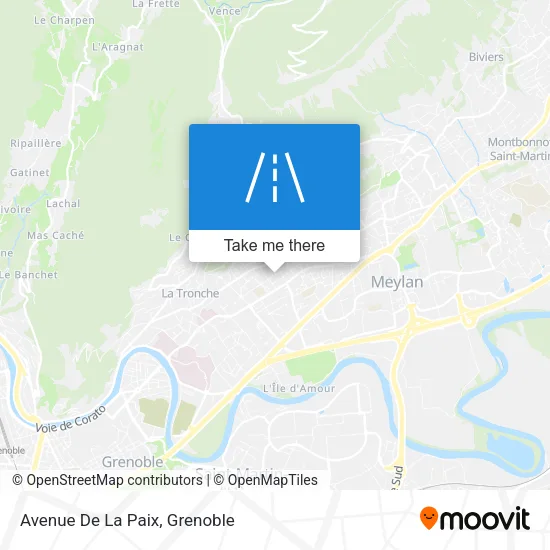 Avenue De La Paix map