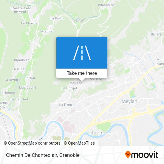 Chemin De Chanteclair map