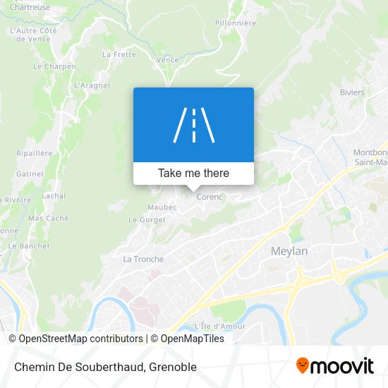 Chemin De Souberthaud map