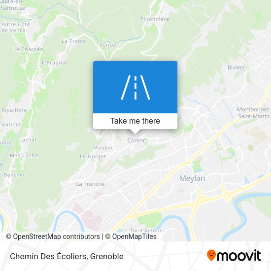Chemin Des Écoliers map
