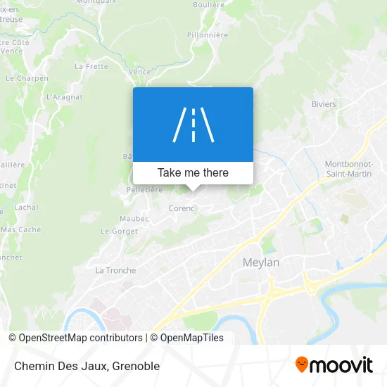 Chemin Des Jaux map