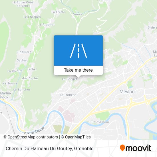 Chemin Du Hameau Du Goutey map