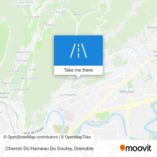 Chemin Du Hameau Du Goutey map