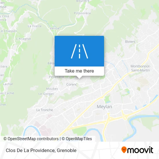 Clos De La Providence map