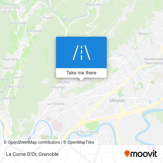 La Corne D'Or map