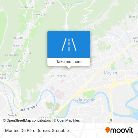Montée Du Père Dumas map