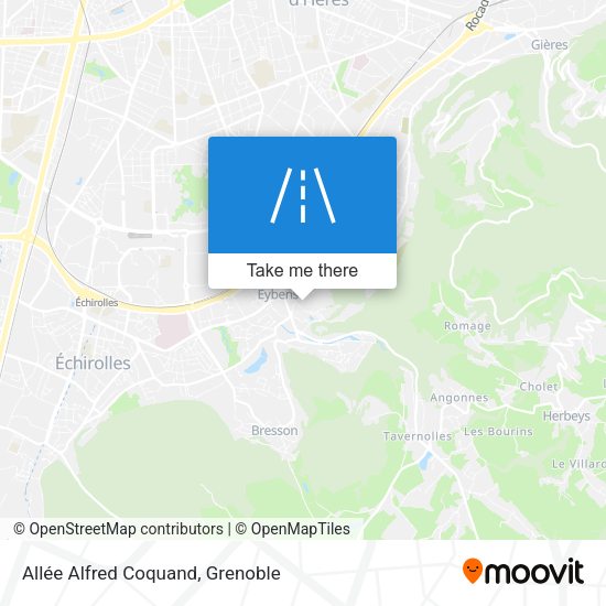 Allée Alfred Coquand map
