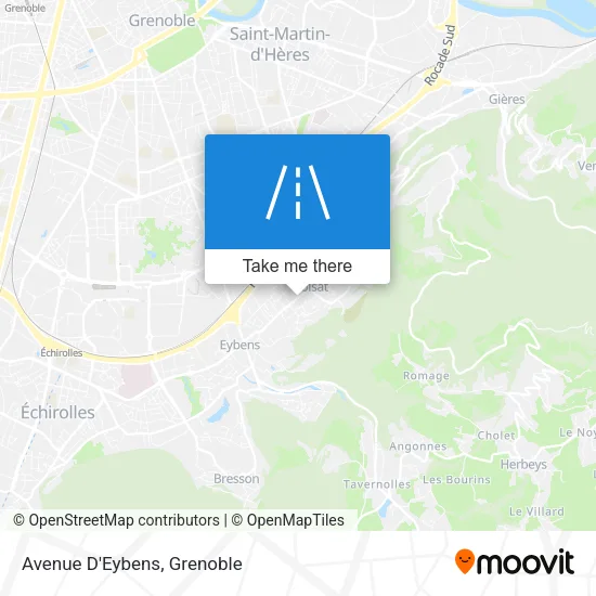 Avenue D'Eybens map