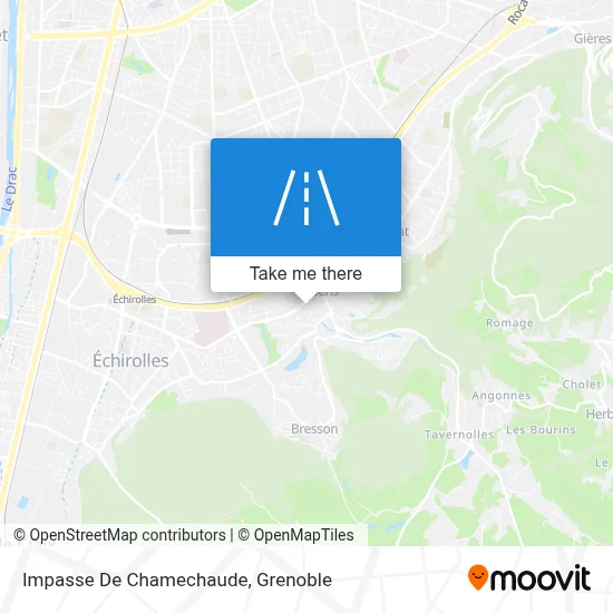 Impasse De Chamechaude map