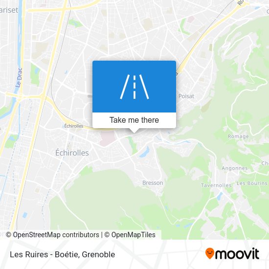 Les Ruires - Boétie map